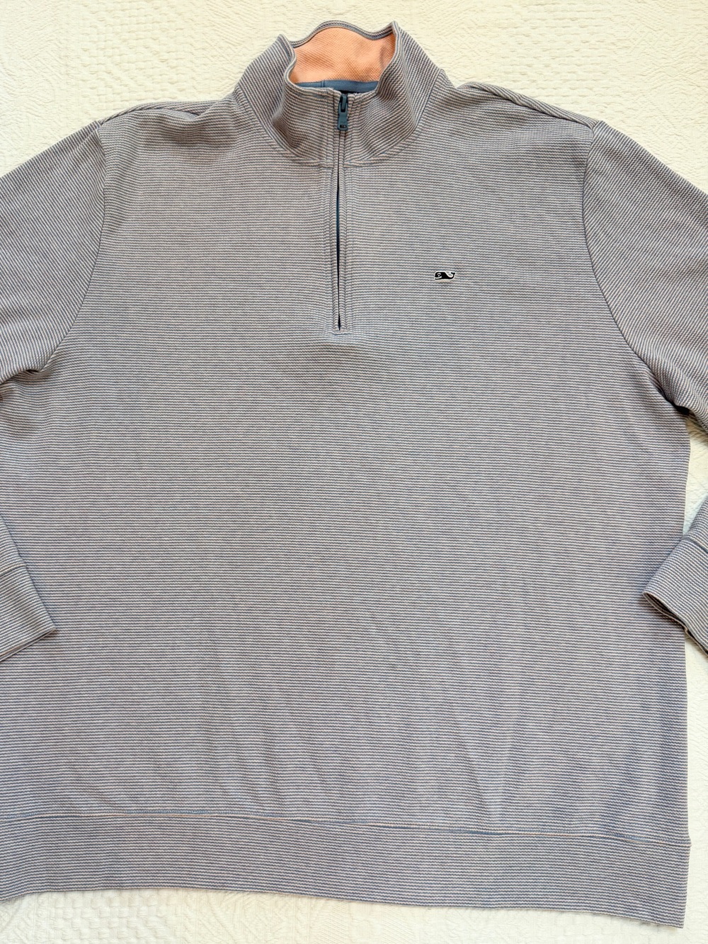 Vineyard Vines Performance Quarter Zip Pullover Blue Men’s 2XL - Picture 2 of 9